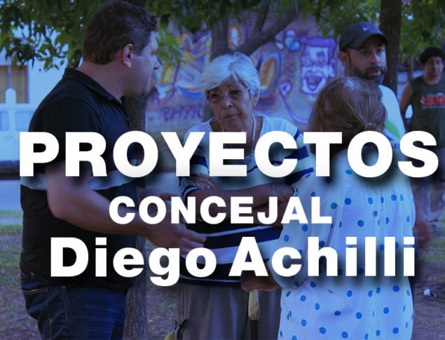 Propuestas concejal Diego Achilli